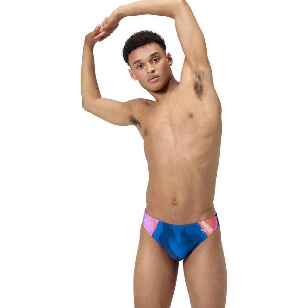 Speedo Mens Swimsuit Brief Eco Flex 2” Outseam Beachstar 32'